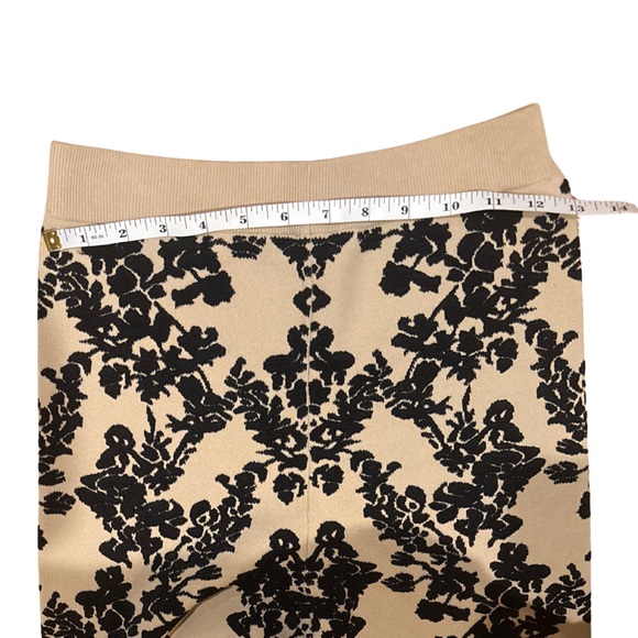 ✨ Boutique Flocked Damask Ponte Pants • Pull-On • 32” Inseam • MSRP $198 - Picture 7 of 7